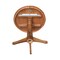 International Concepts Round 36 in Round Top Pedestal Table with 12 in Leaf, 36.1 in H, Distressed Oak, 36 in W, 48 in L K42-36RXT-27B-6B - alternate 4